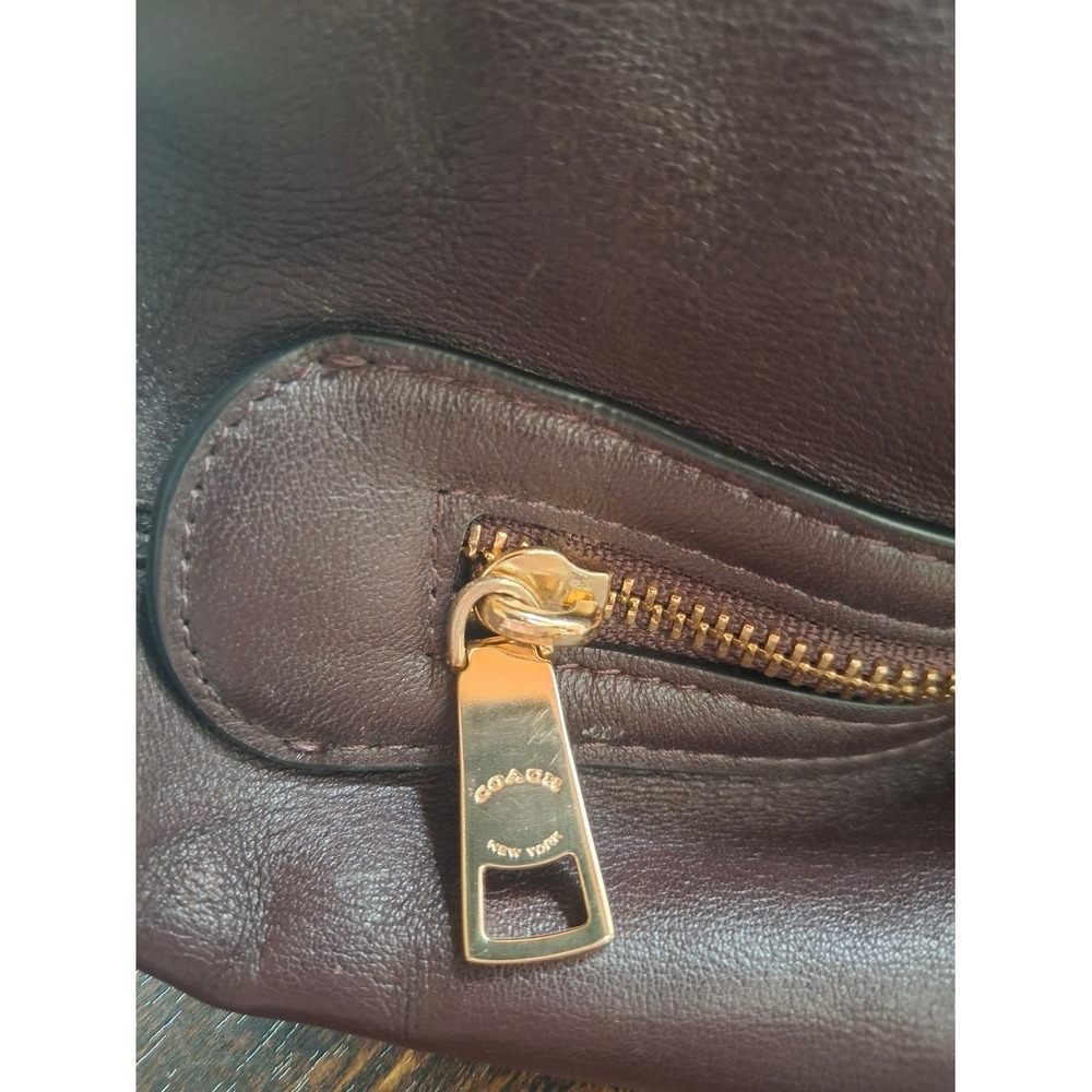 Coach Lexy Quilted Leather Shoulder Bag in Brown - Picture 8 of 9